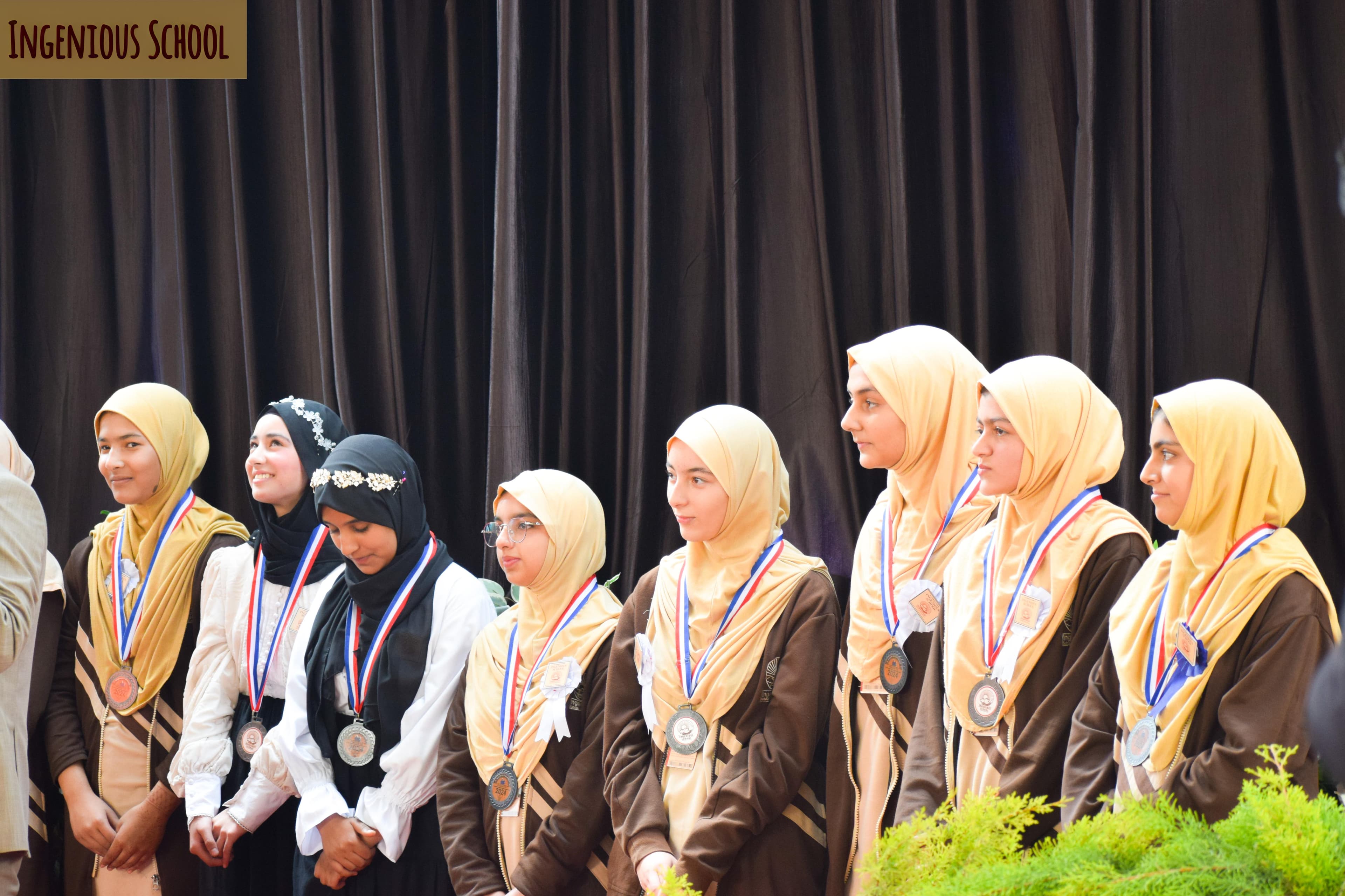 Prize winners on stage at the annual awards